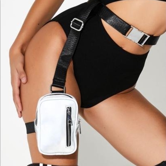 Dolls Kill Handbags - Hashtag clap back reflective harness
